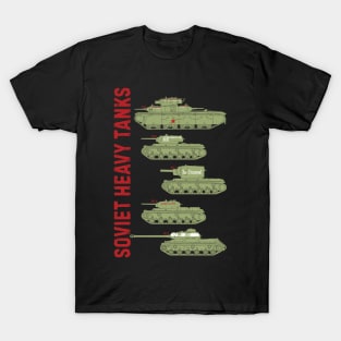 For a tank fan! Soviet heavy tanks WW2 T-Shirt